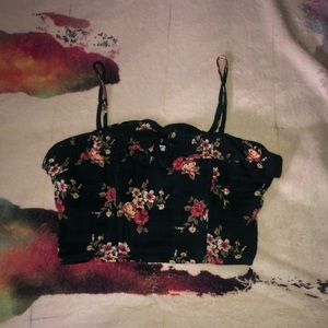 🌞(2/$15) AE Dark Blue Crop Top